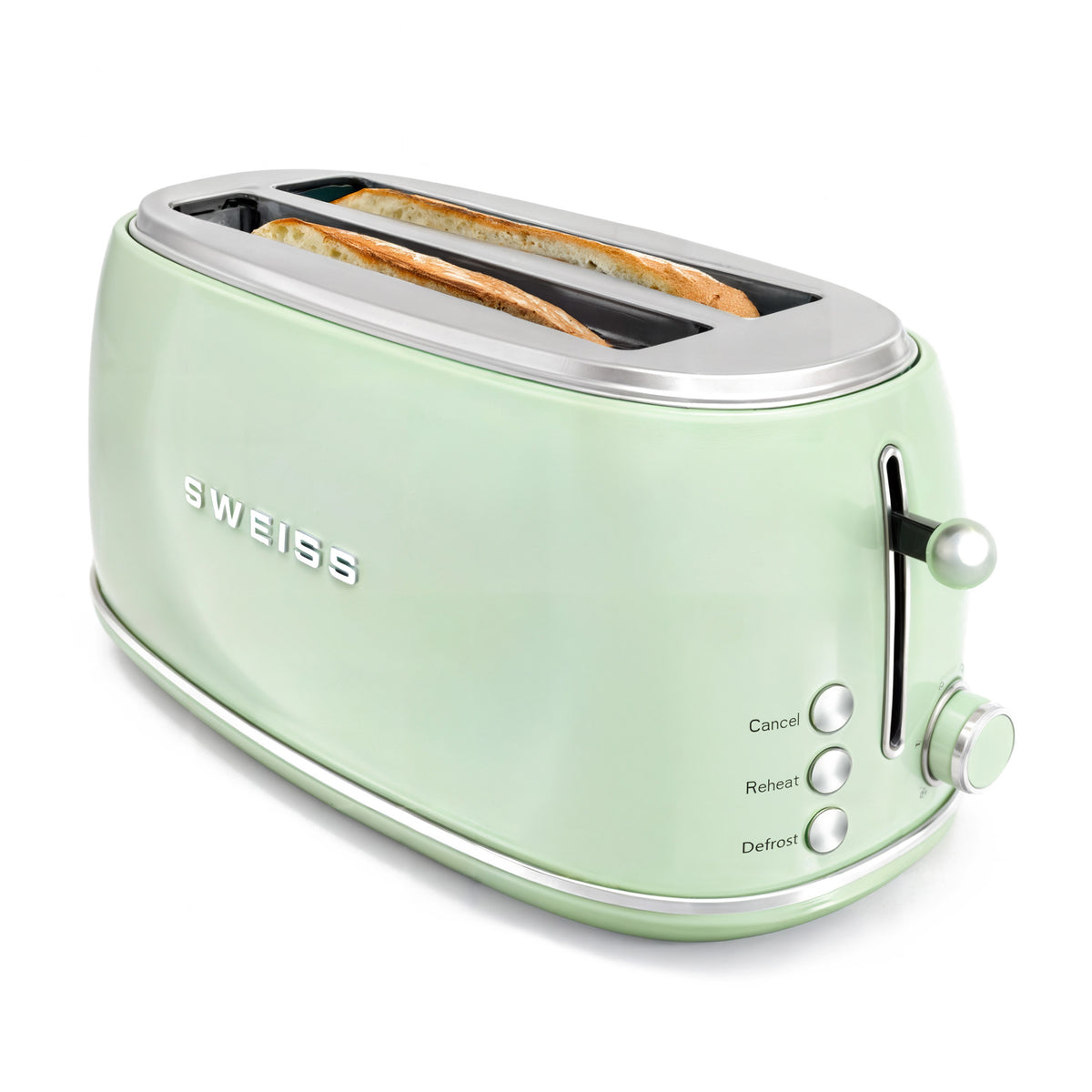 Grille pain baguette vintage vert