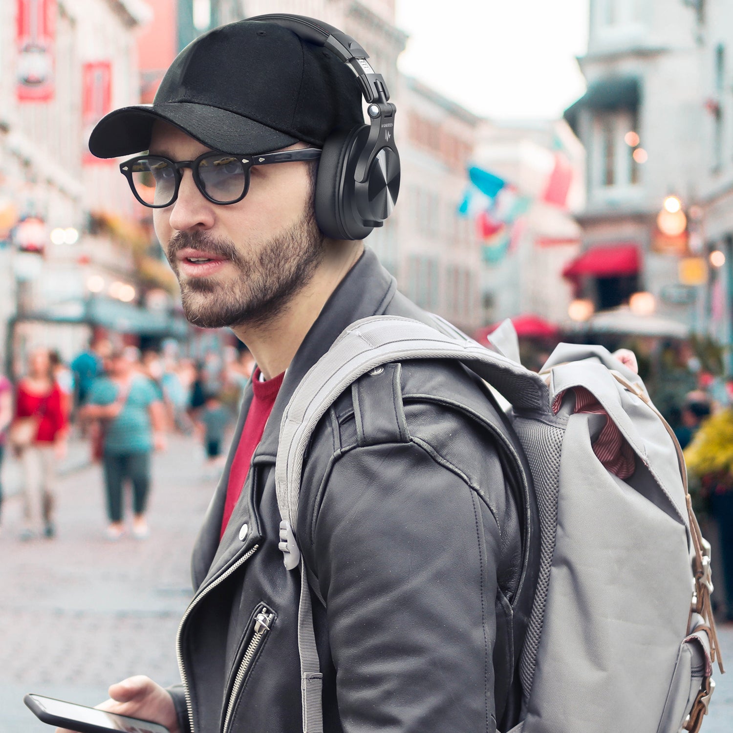 Casque Bluetooth H6 – Son haute fidélité & 72 h d'autonomie - noir