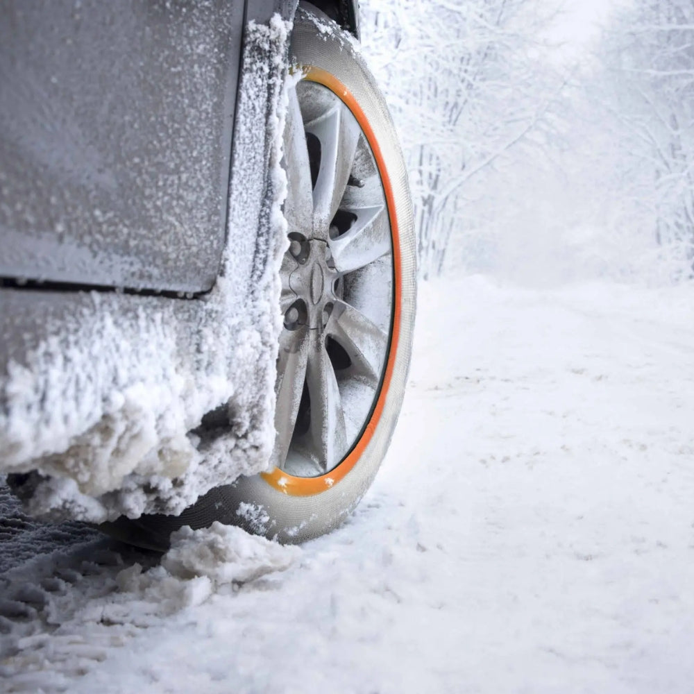 Paire de Chaussettes à Neige HUSKY Pneus Taille M – Adhérence Neige et Verglas, Compatibles ABS, Lavables à 30º