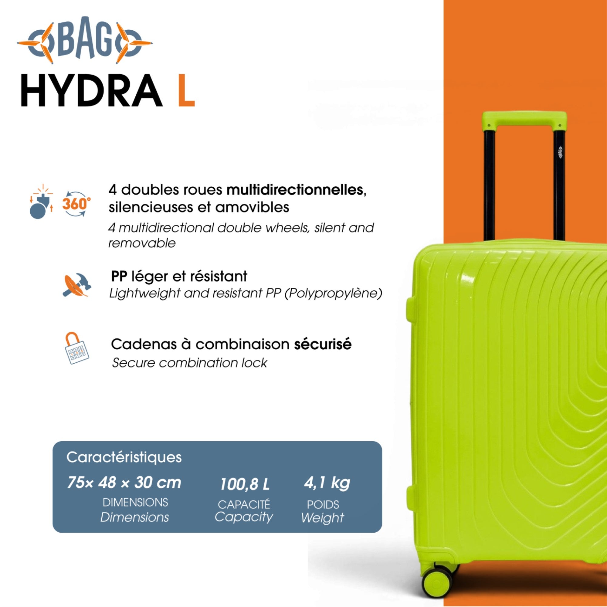 Grande valise Hydra