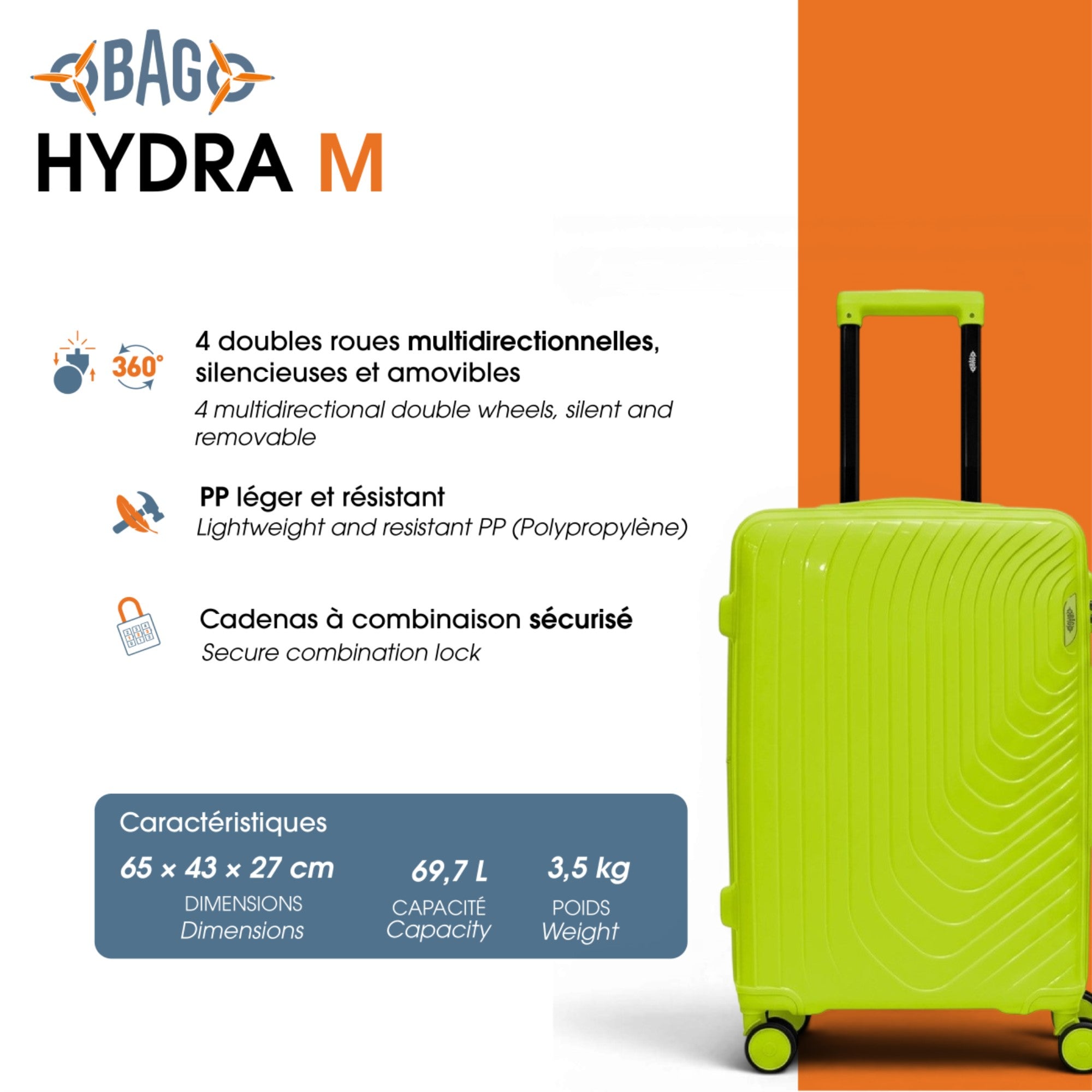 Valise week-end Hydra