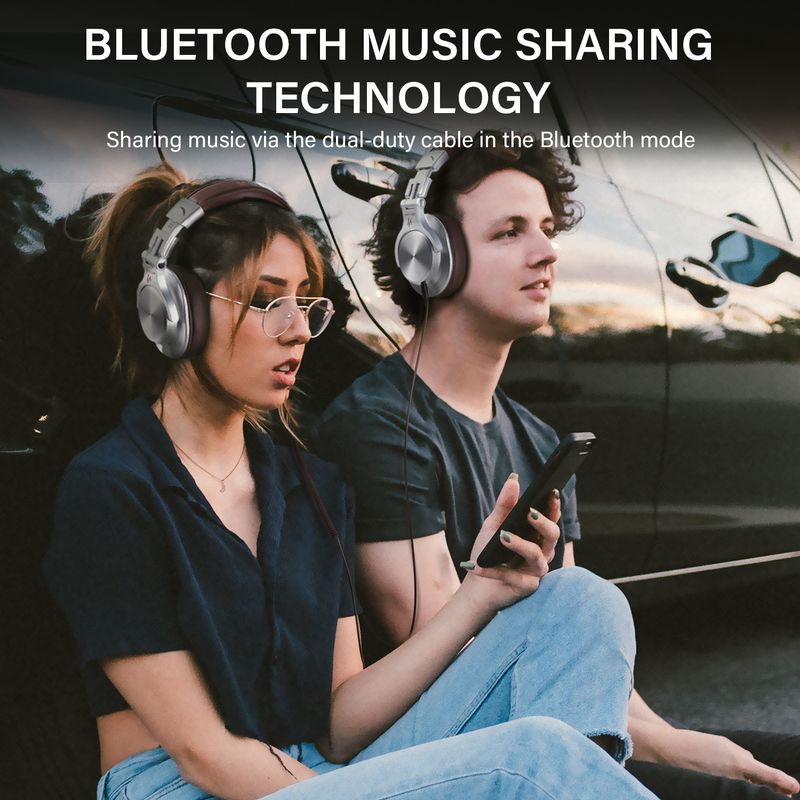 Casque Bluetooth H6 – Son haute fidélité & 72 h d'autonomie - marron
