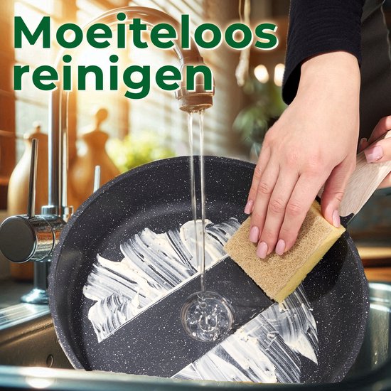 Batterie de Cuisine 14 pièces Antiadhésives en Granit Noir - Tous feux dont induction