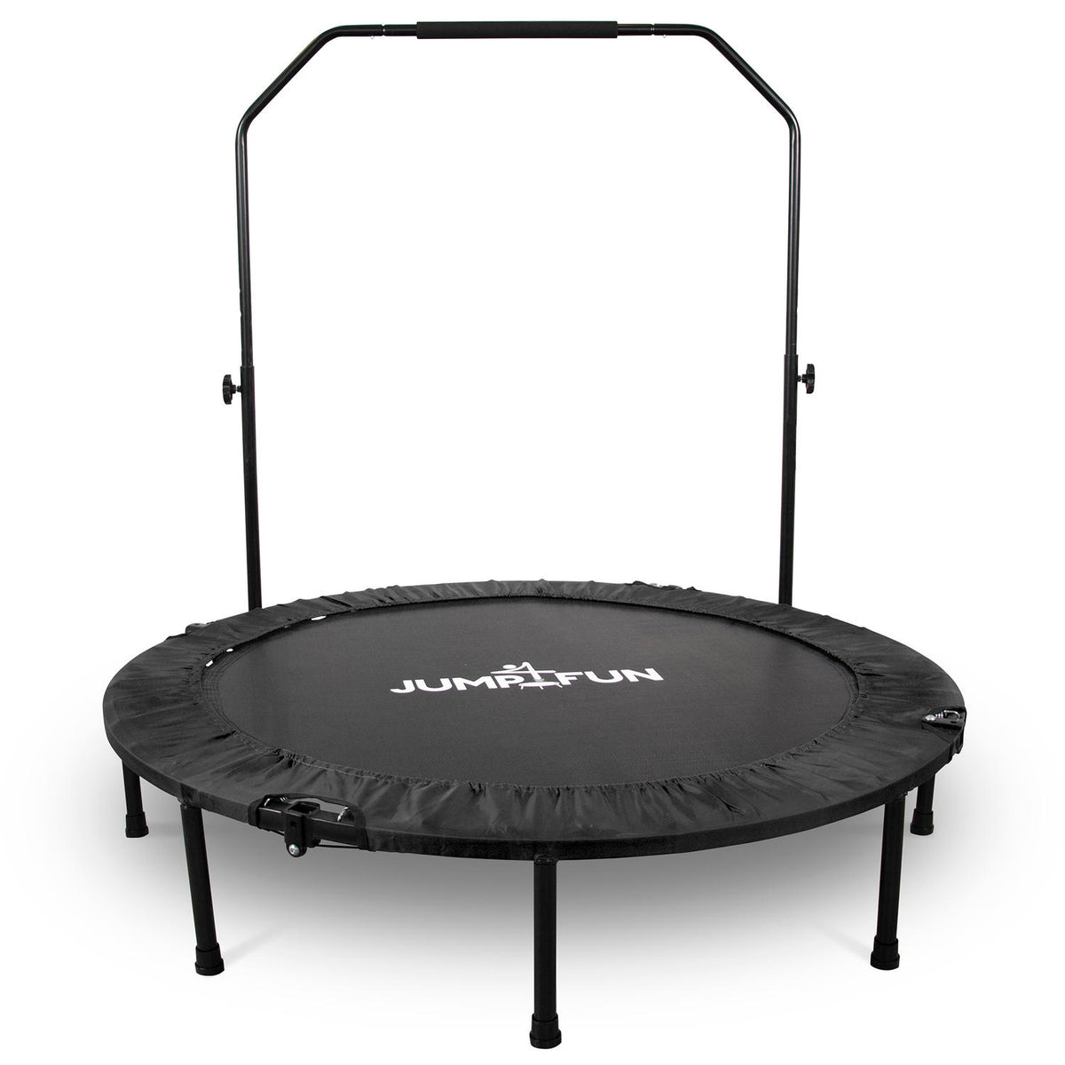 Mini Trampoline Fitness Jump4fun Pliable Door-Bar - 122cm noir