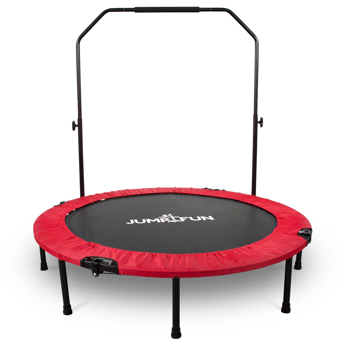 Mini Trampoline Fitness Jump4fun Pliable Door-Bar - 122cm rouge