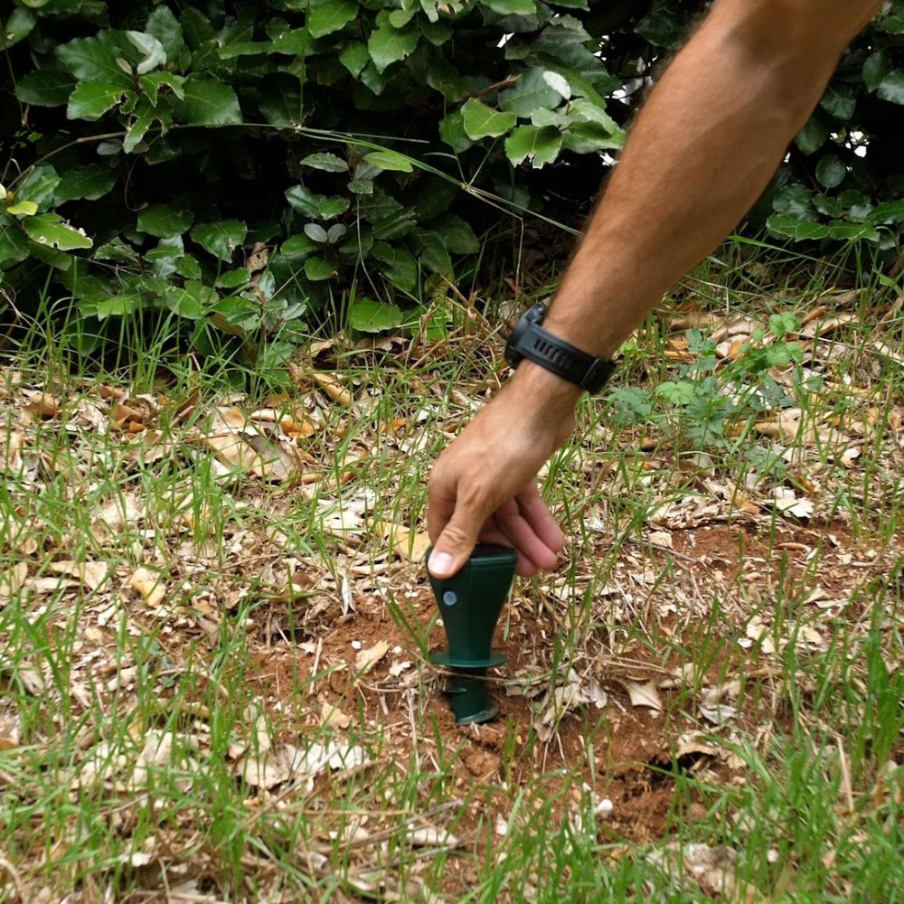 Répulsif taupes solaire étanche avec vibrations et fréquences variables pour jardin