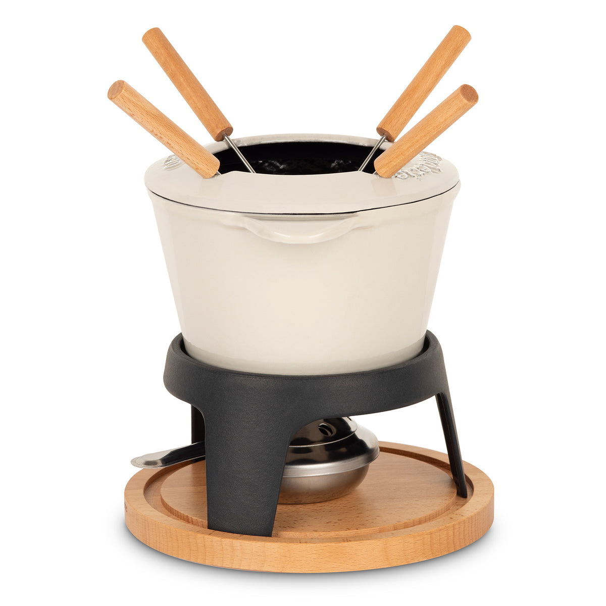 MONT JOLY Service à fondue en fonte 4 personnes