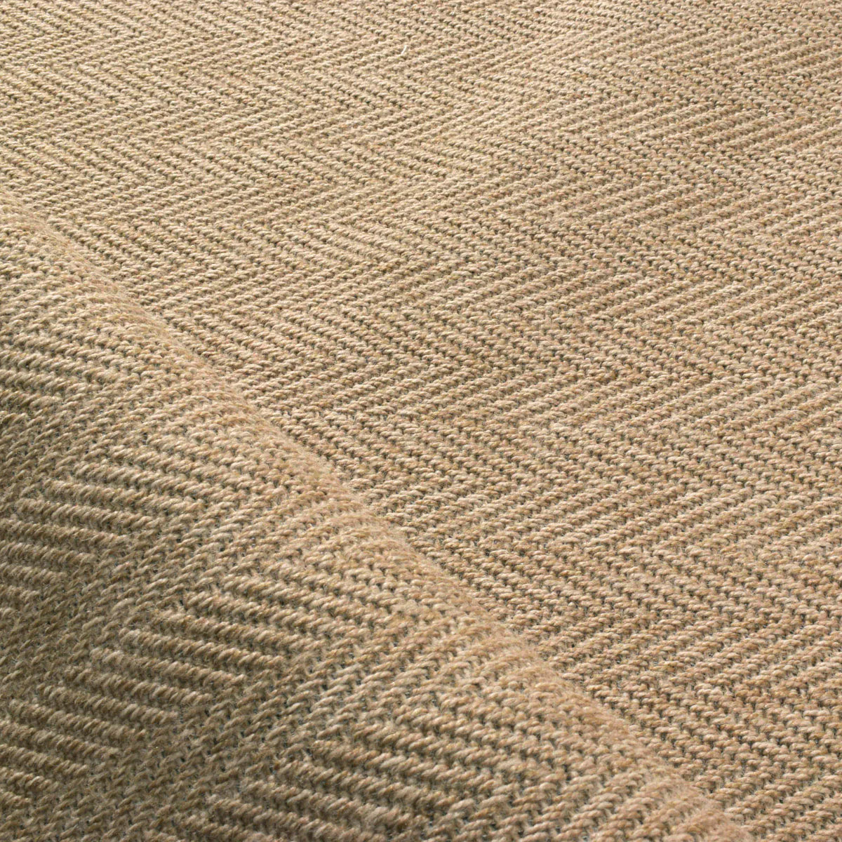 Tapis aspect jute nature beige rond - Nature