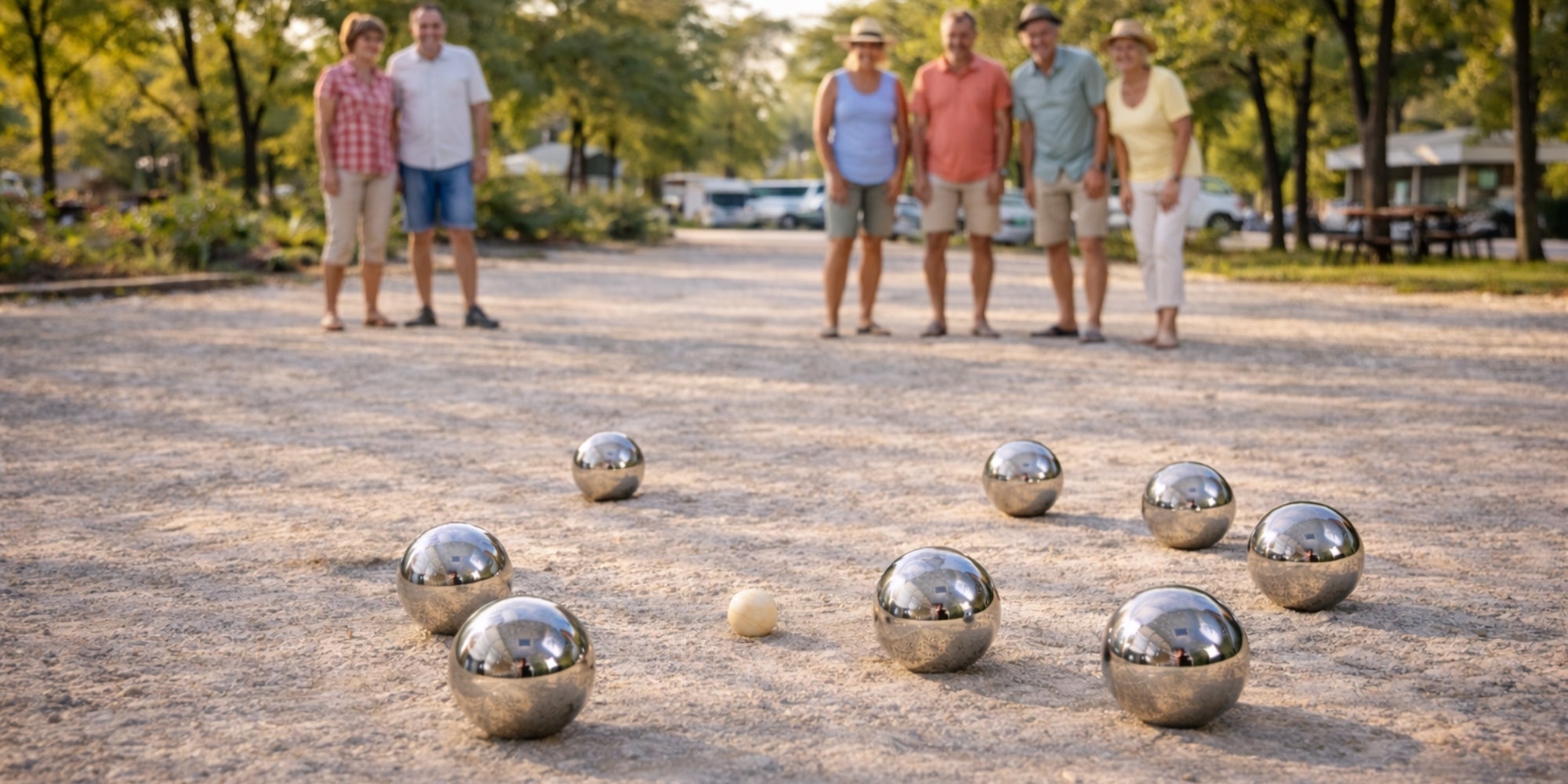 Jeu de Pétanque en Métal – 8 Boules avec Housse de Transport, Cochonnet et Cordon de Mesure