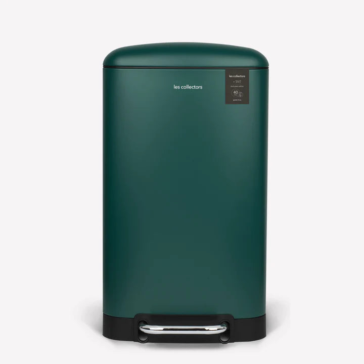 Poubelle pédale 40L - édition vert canard