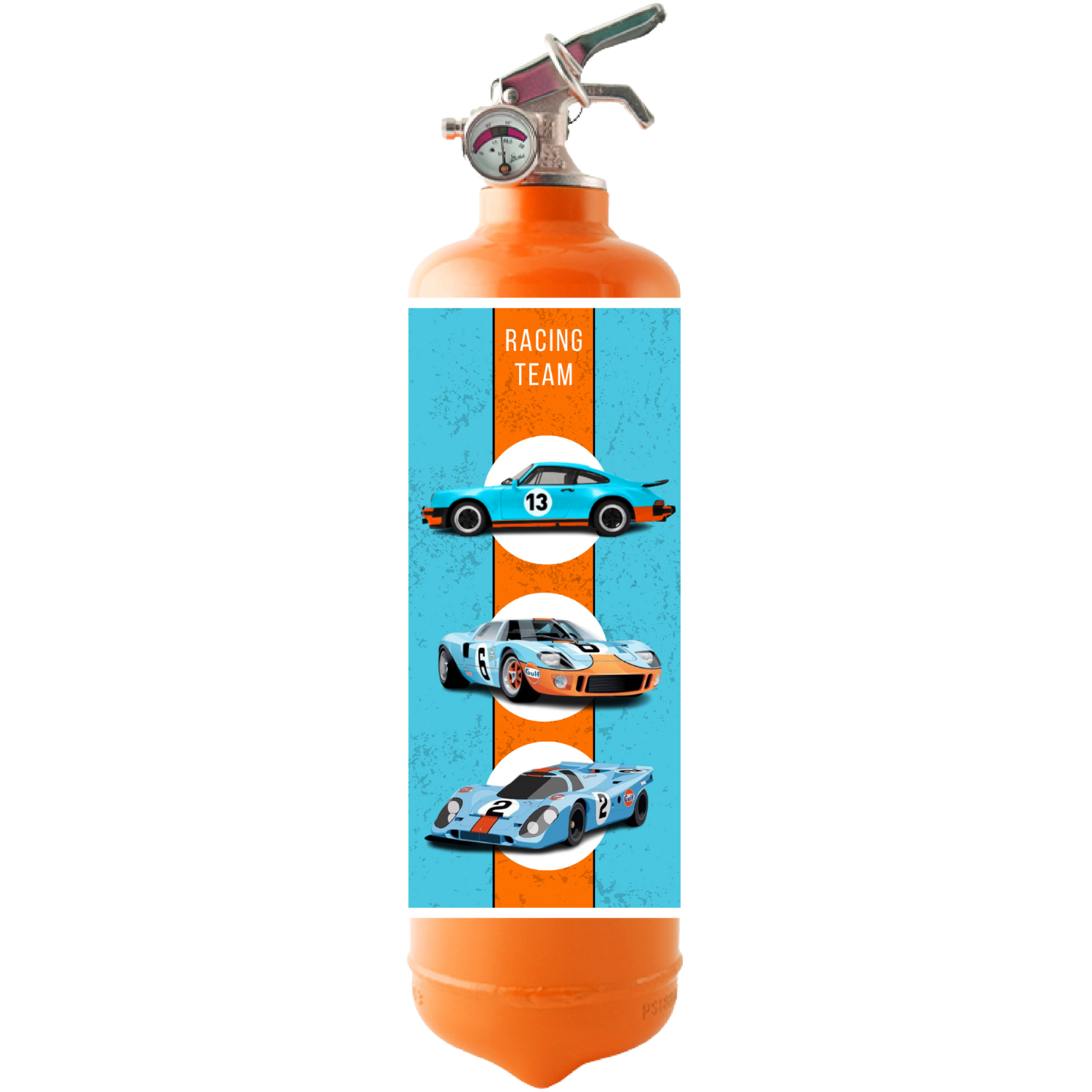 Extincteur  1kg RACING GULF ORANGE
