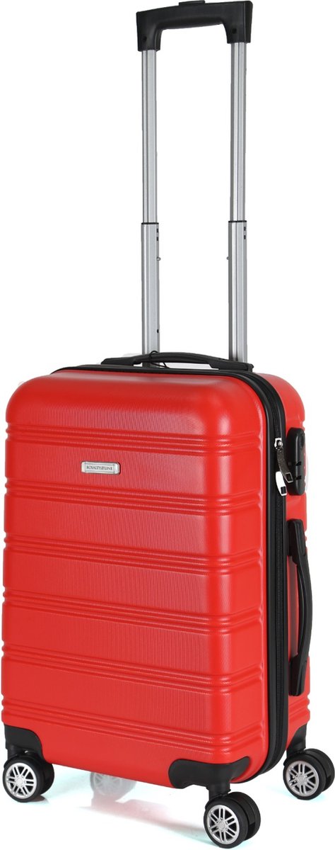 Set 3 valises 36-67-98 litres ABS avec 4 roulettes Rouge