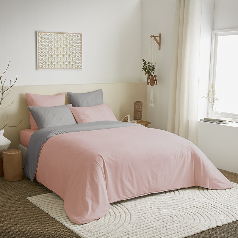 Pack Complet Housse de couette  Imprimé 240 x 220 cm - Drap housse 140 x 190 cm 9 modèles au choix