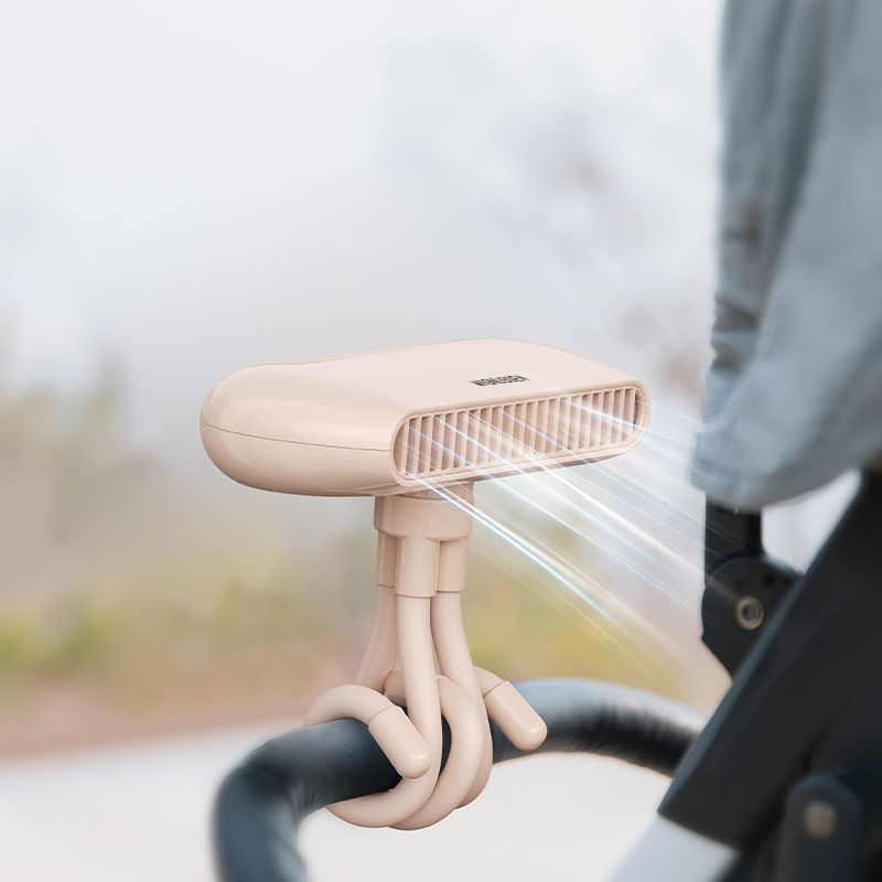 Ventilateur portable compact rose