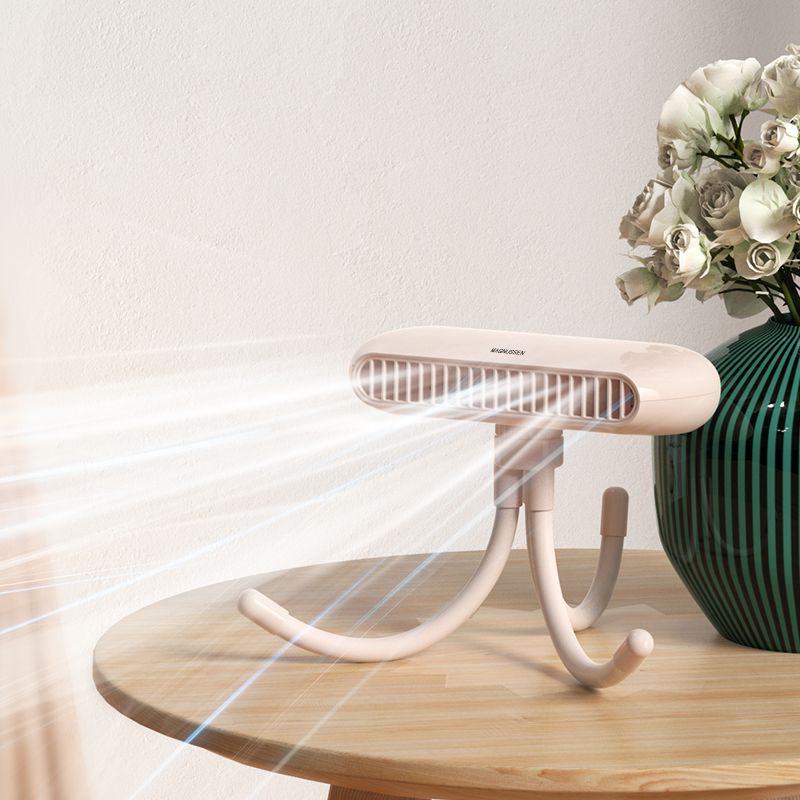 Ventilateur portable compact rose