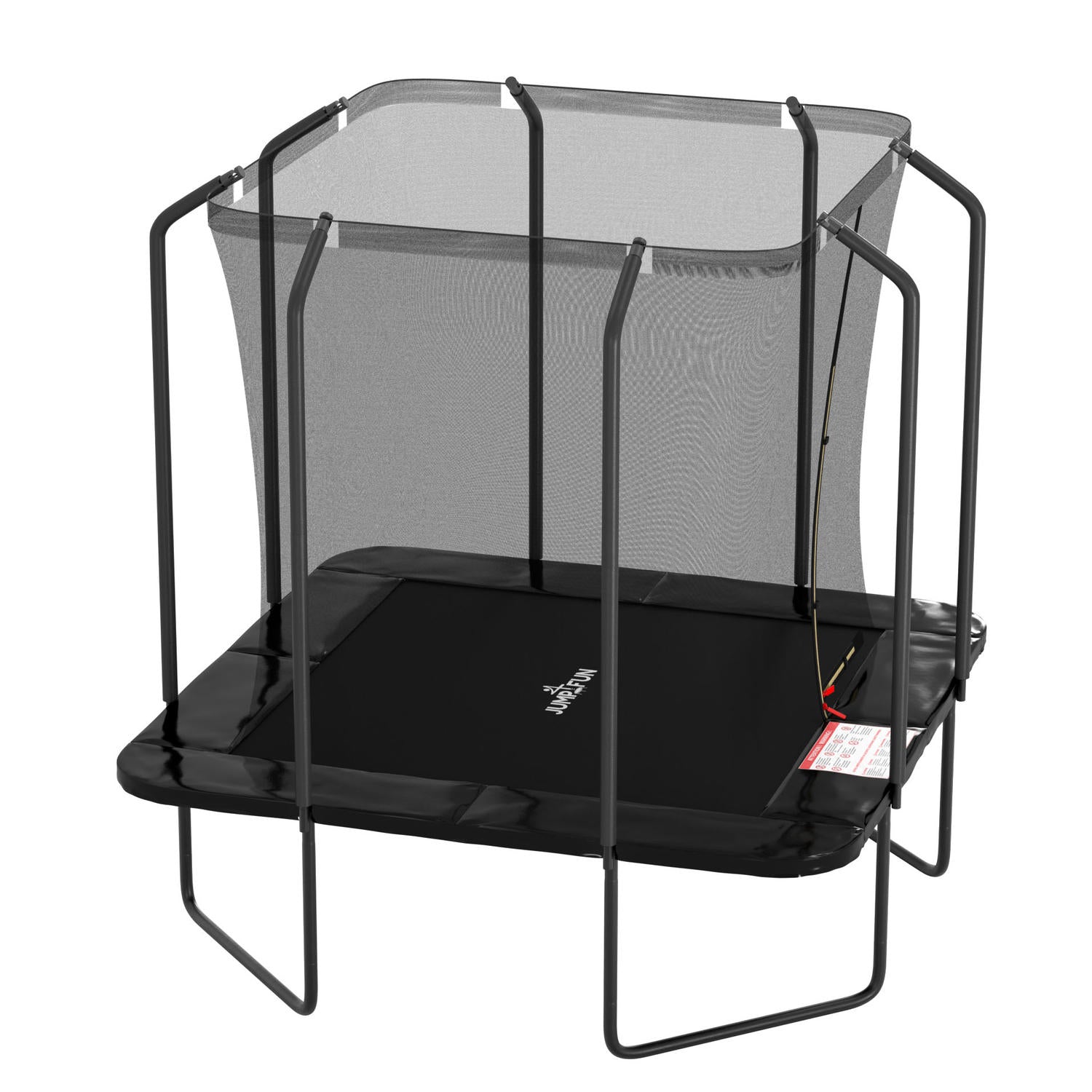 Trampoline Carré Noir 8 x 8FT