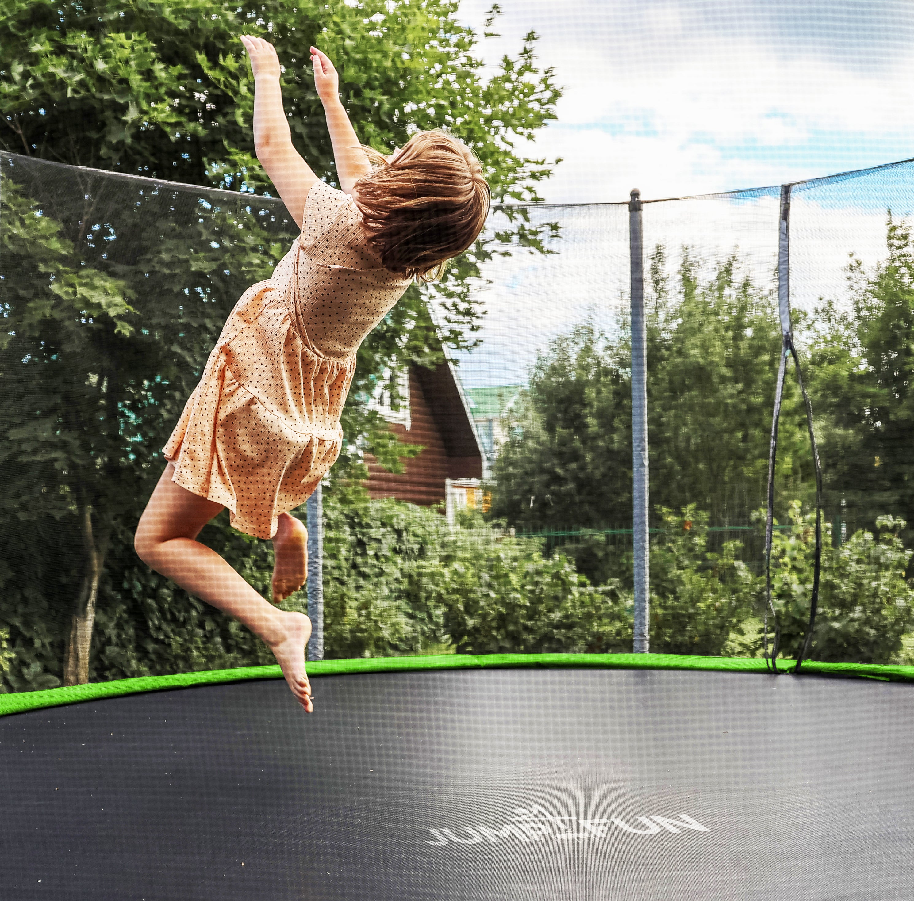 Trampoline Classique 10FT-305cm Vert pomme