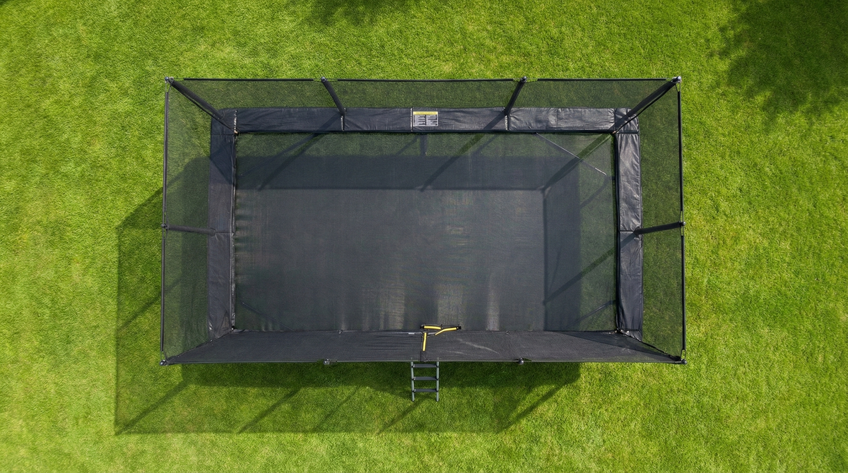 Trampoline Rectangle 10 x 17FT - 518 x 305cm Noir - XXXL