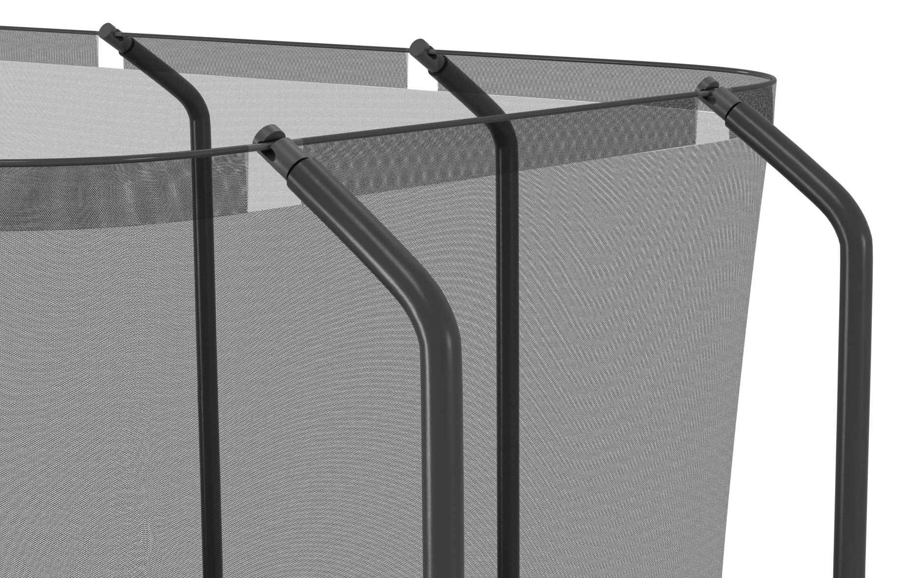 Trampoline Rectangle 10 x 17FT - 518 x 305cm Noir - XXXL