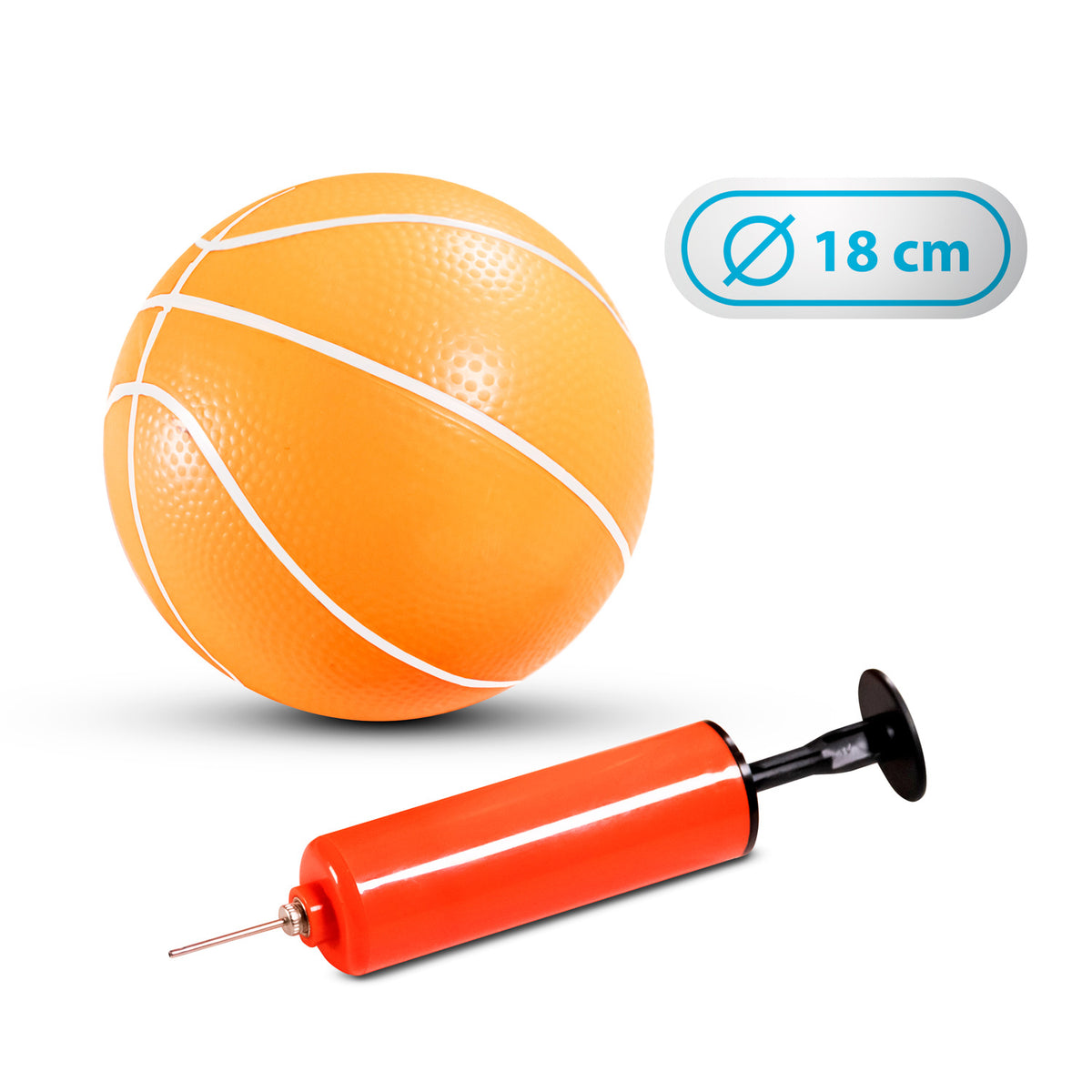 Panier de basket rigide pour trampoline - 56 x 35cm