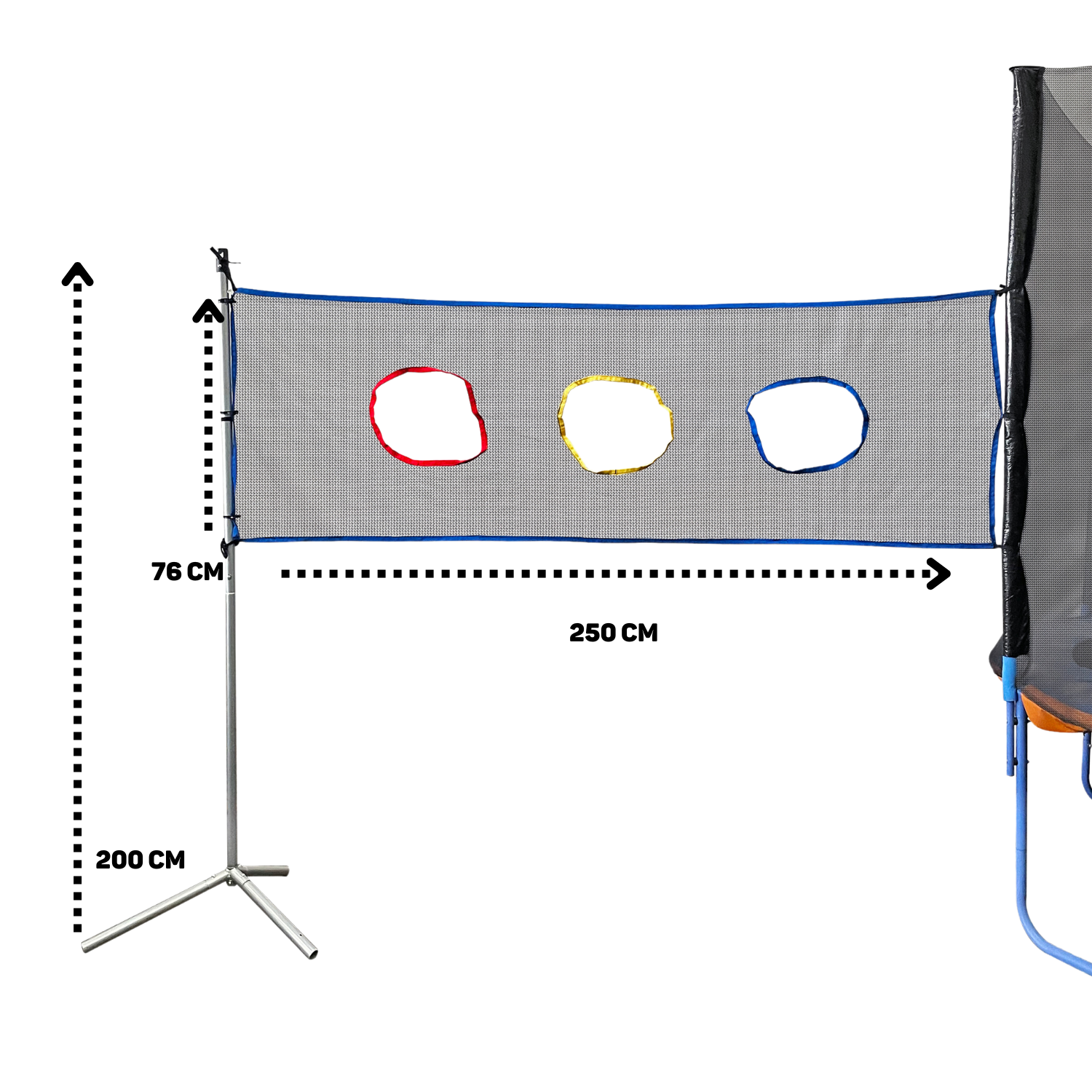 Filet multi jeux pour trampoline