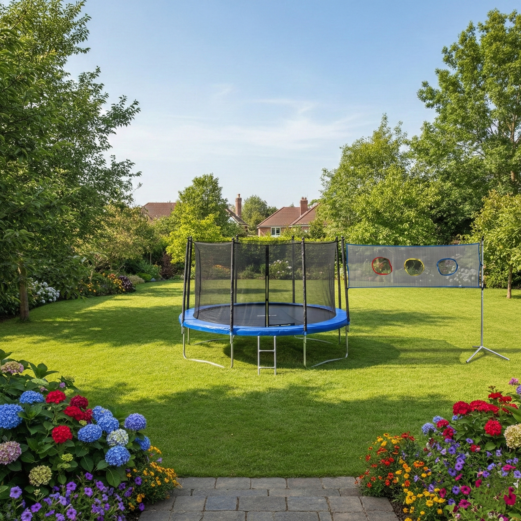 Filet multi jeux pour trampoline