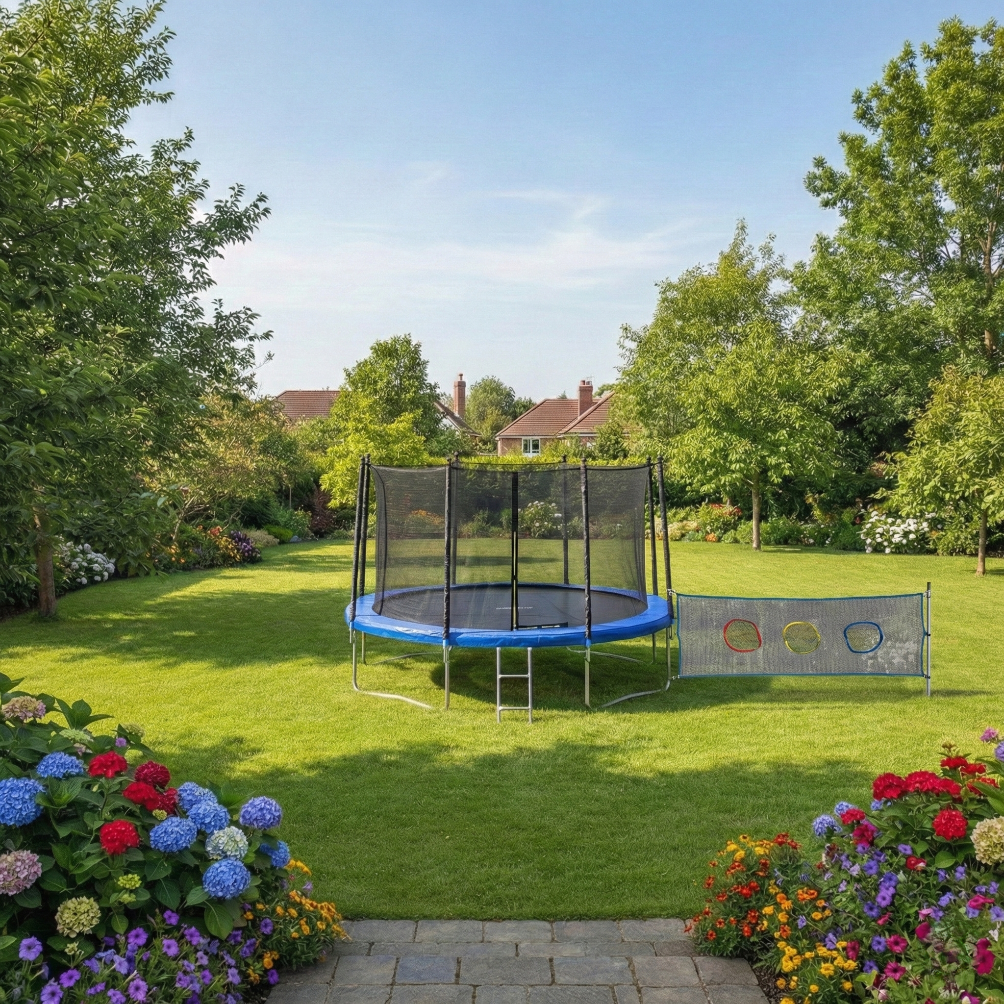 Filet multi jeux pour trampoline