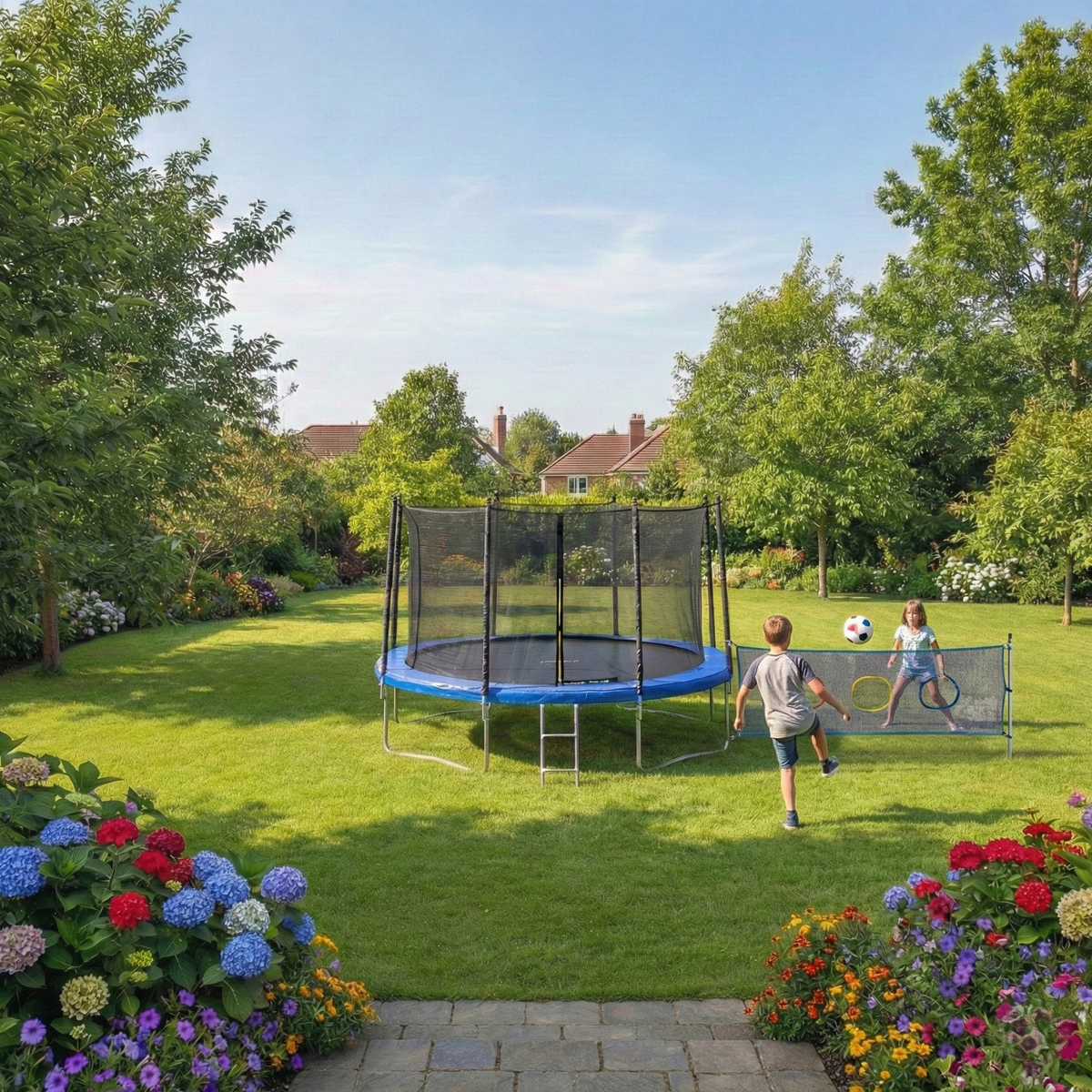 Filet multi jeux pour trampoline
