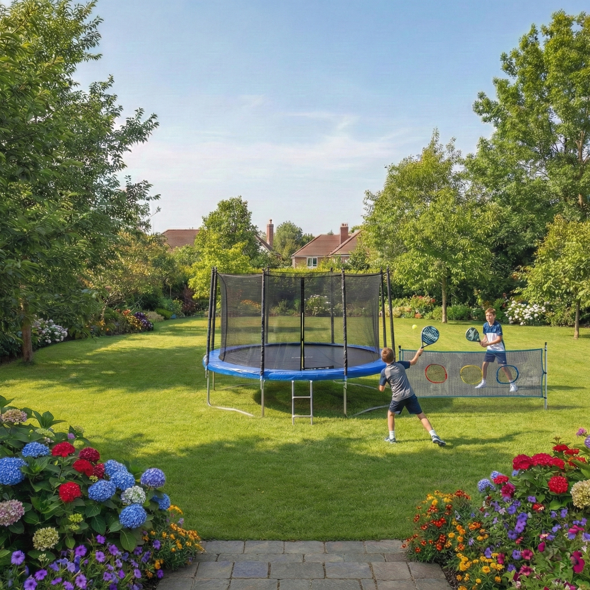 Filet multi jeux pour trampoline