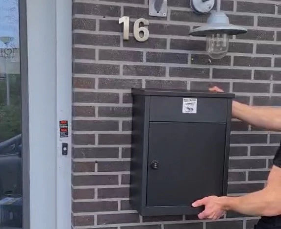 Boîte aux lettres pour colis Edmonton anthracite