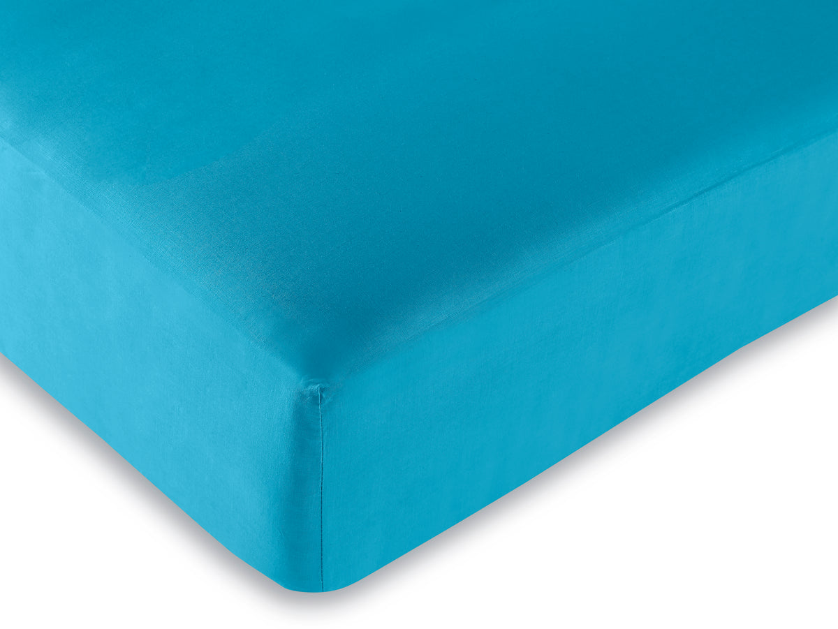Drap housse 180 x 200 100% coton