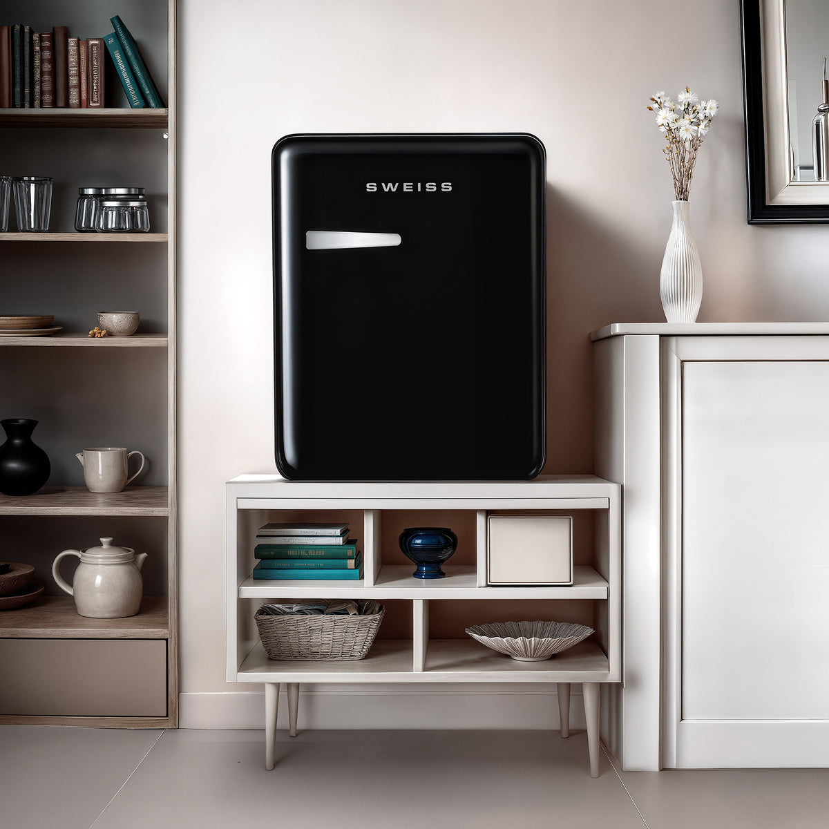 Mini frigo vintage Noir