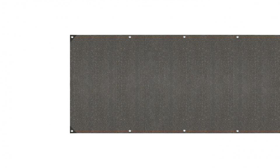 Brise vue occultant 1x10 m 90 gr/m² gris