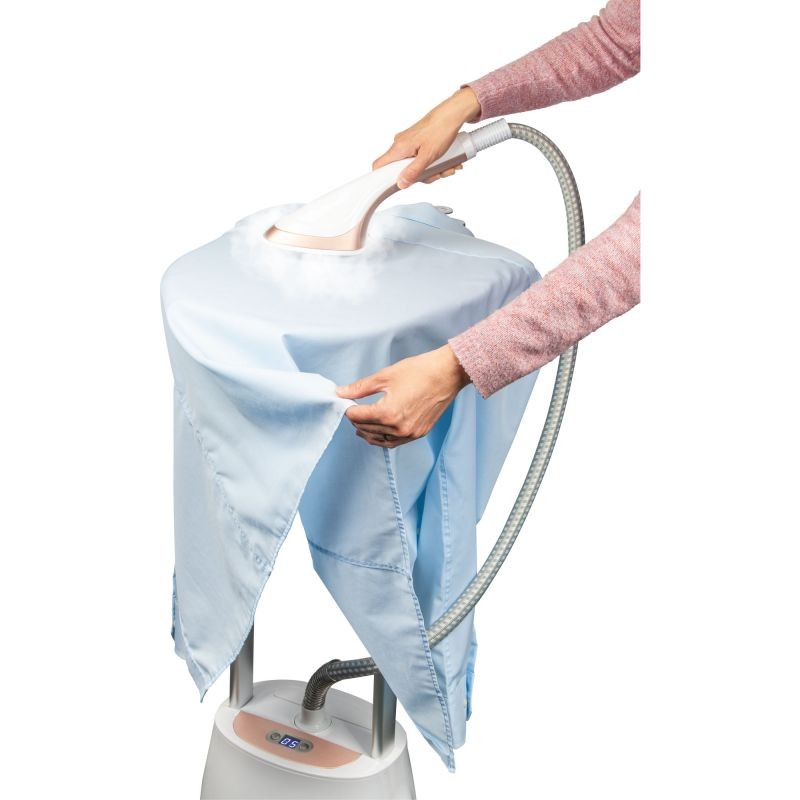 Defroisseur vapeur avec support Blanc