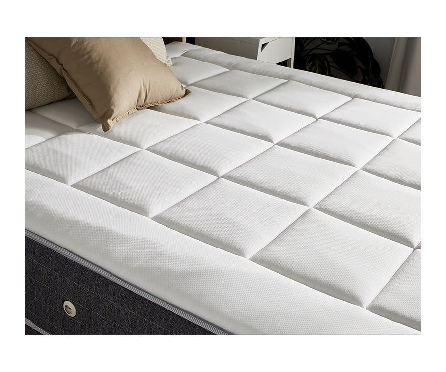 Ensemble 160X200 cm Matelas 30 cm à ressorts  7 zones + Mémoire de forme + Sommier KING STYLE  Fabriqué en France