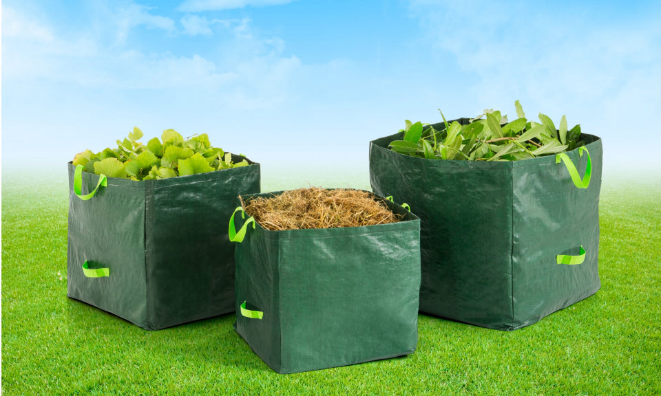 Sac de jardin avec poignées - Lot de 3