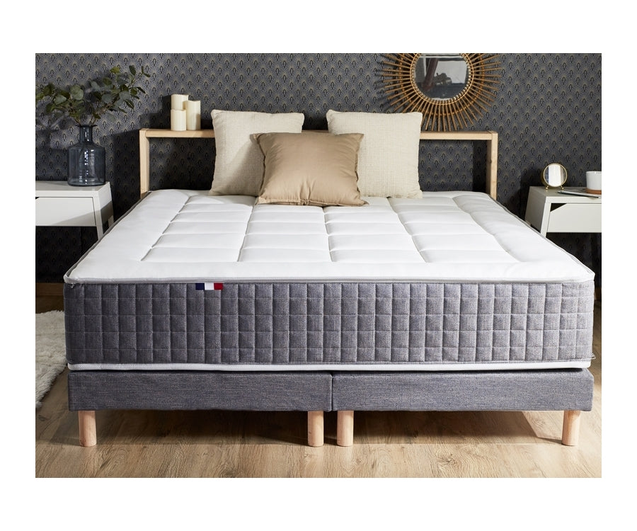 Matelas ressort 30 cm 7 zones mémoire de forme 180x200 cm