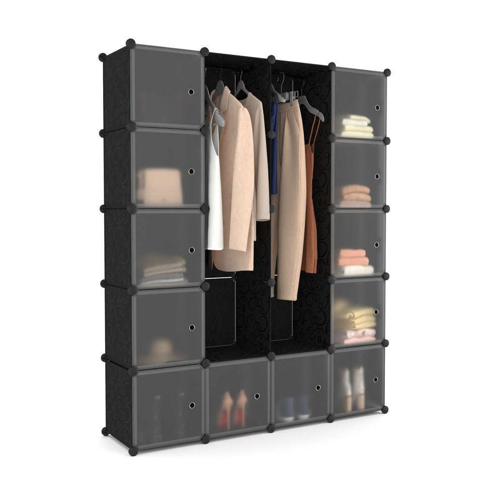 Armoire de rangement multifonction 16 cubes