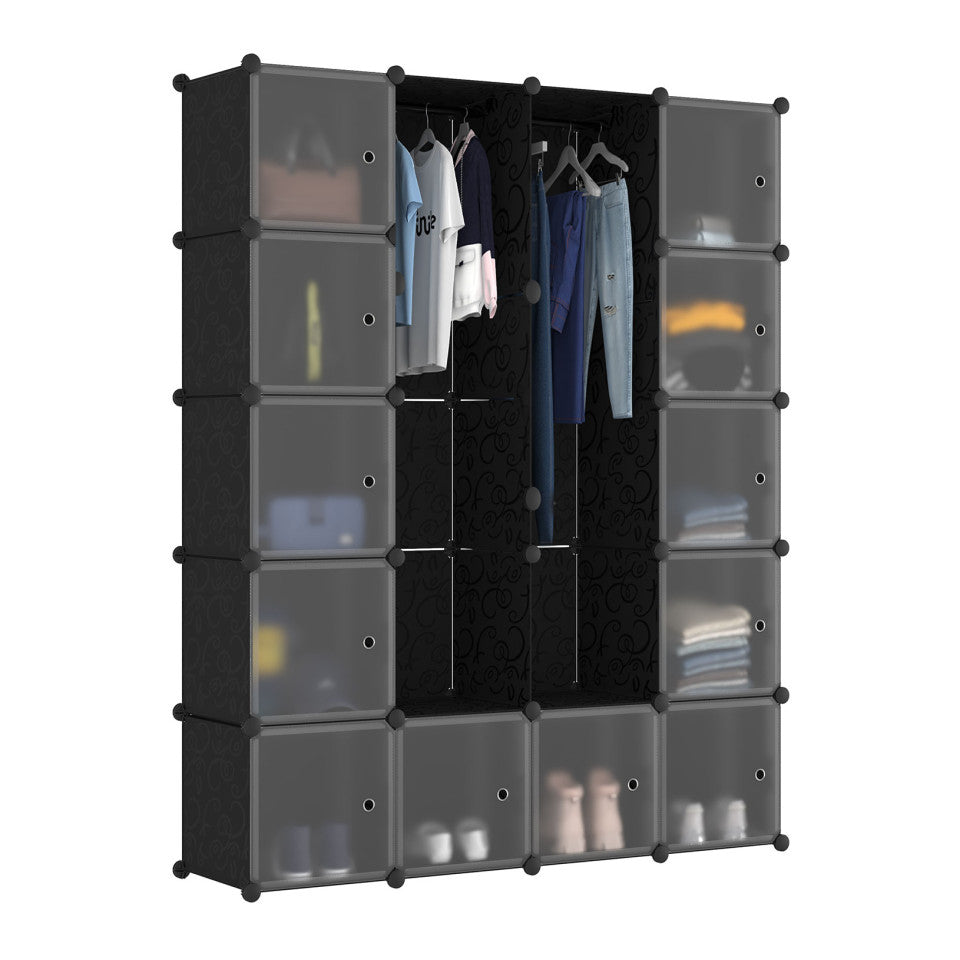 Armoire de rangement multifonction 16 cubes