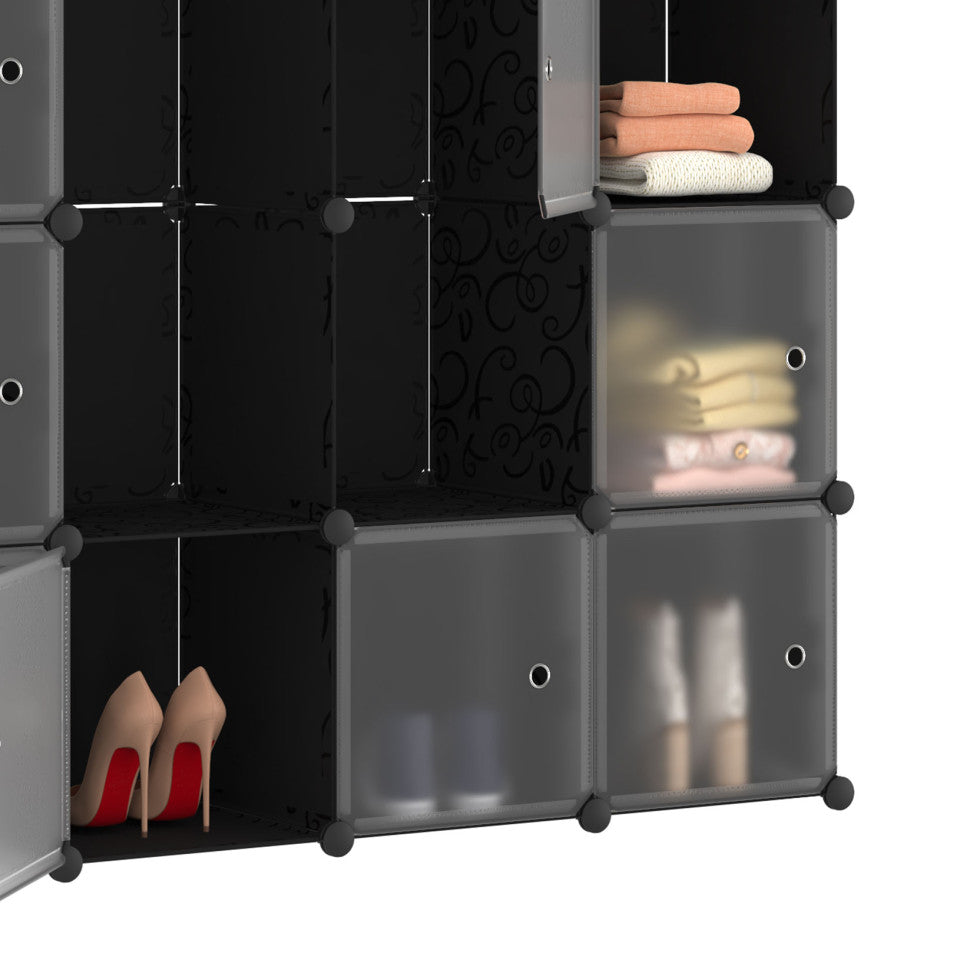 Armoire de rangement multifonction 16 cubes