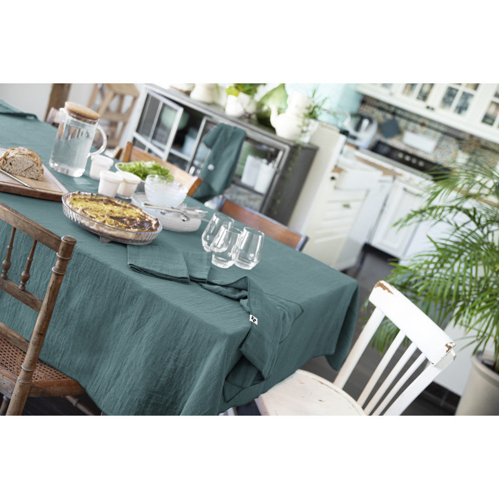 Nappe rectangle 150 x 250 cm GAÏA Canard