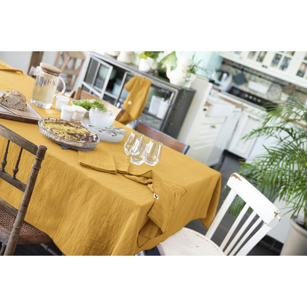 Nappe rectangle 150 x 250 cm GAÏA Safran