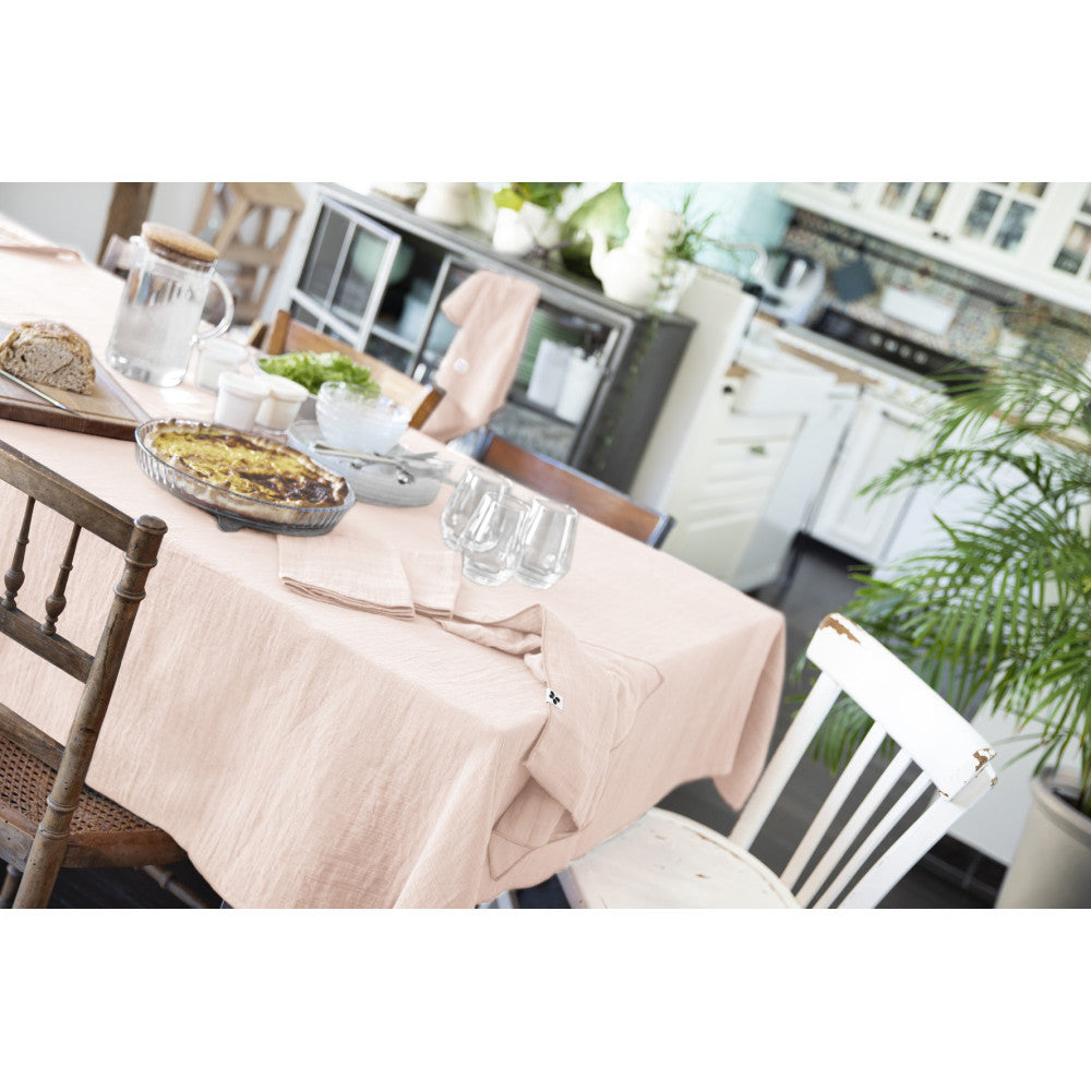 Nappe rectangle 150 x 250 cm GAÏA Guimauve