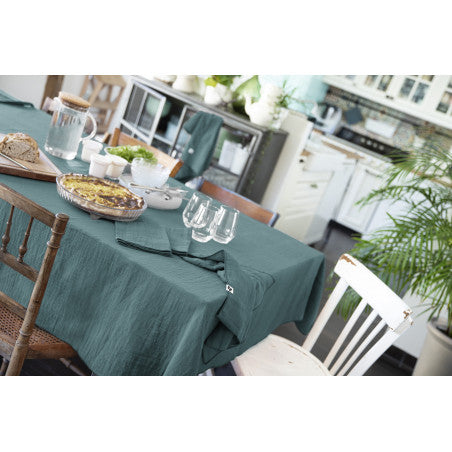Nappe rectangle 150 x 350 cm GAÏA Canard