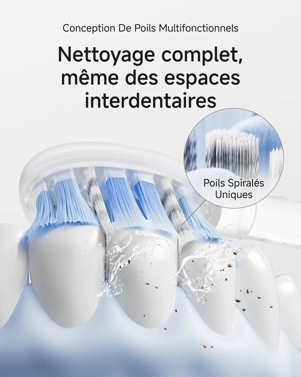 Brosse à dents  Wave blanche