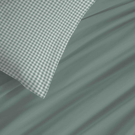 Pack Complet Housse de couette Imprimé 220 x 240 cm - Drap housse 140 x 190 cm - 100% coton / 57 fils/cm²- GABRIELLE SAUGE