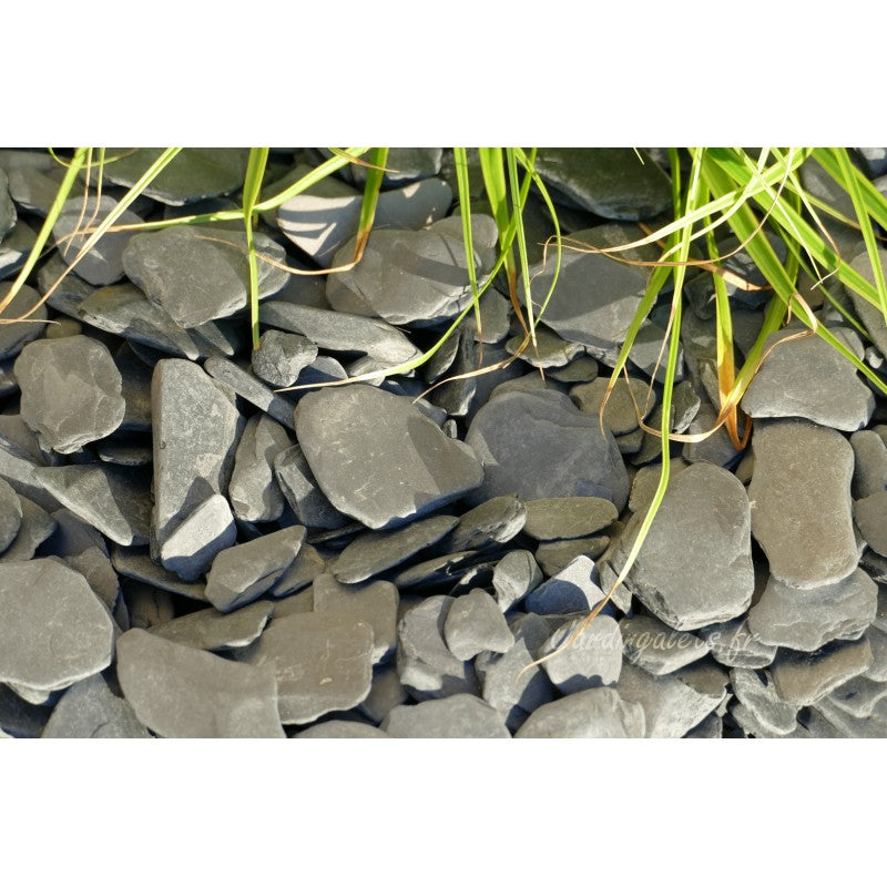 Paillage d'ardoise noir  rondo 12/40