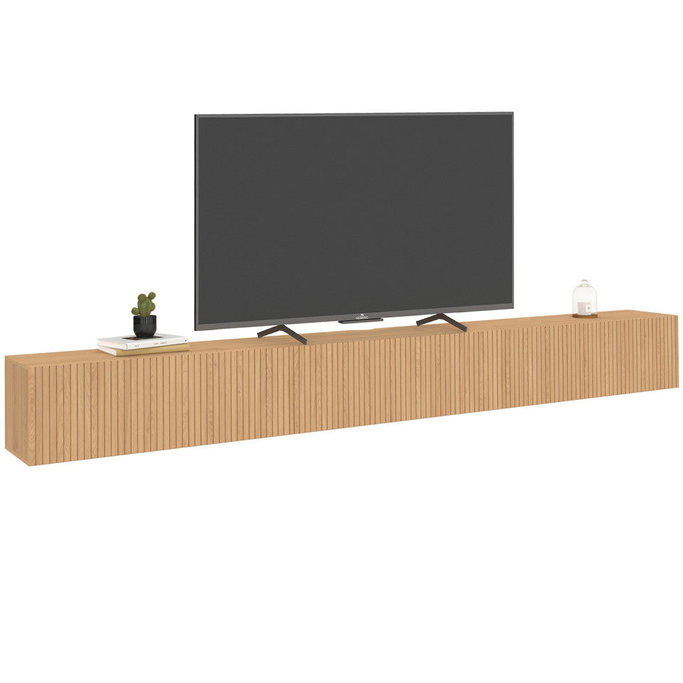 Meuble TV suspendu Albane 270cm