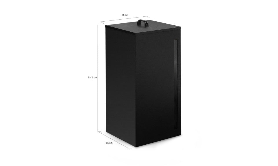Réservoir à granules et pellets noir 45 kg
