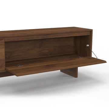 Meuble TV Yumi effet noyer L180cm
